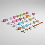 Bloques Magnéticos Cubos Steam Minecraft Pink Shine 3016380