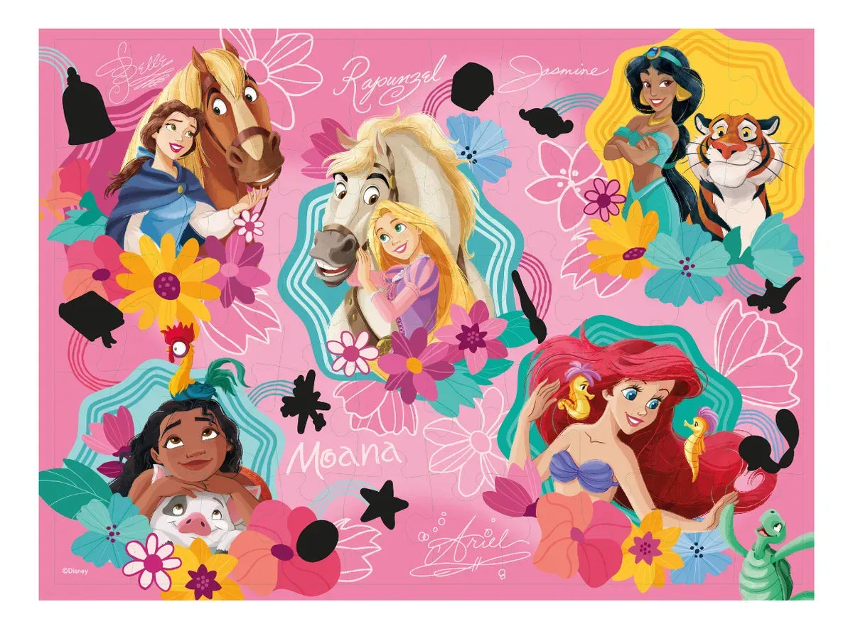 Puzzle Wow Princesas 50 Pzas Dpu00679