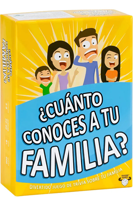 Juego De Cartas - Cuanto Conoces A Tu Familia 91060