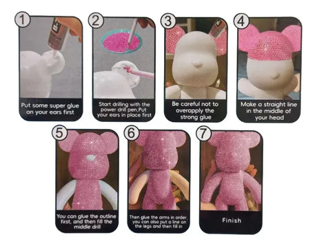 Conejito Diamond Cute Doll Diy 25cm (a931a) 7185