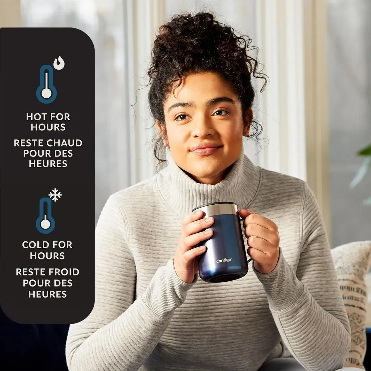 Contigo Streeterville Ss Mug W/ H 14oz Blue Corn 2144598