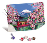 Ravensburger CreArt Serie B Canvas Pinta Por Numeros Jap.Cherry Blossom 23914