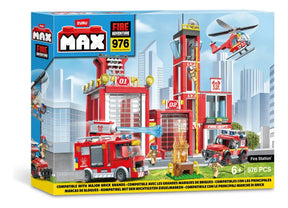 Zuru Max City Box Playset Fire Station 976pzs 83165 7646