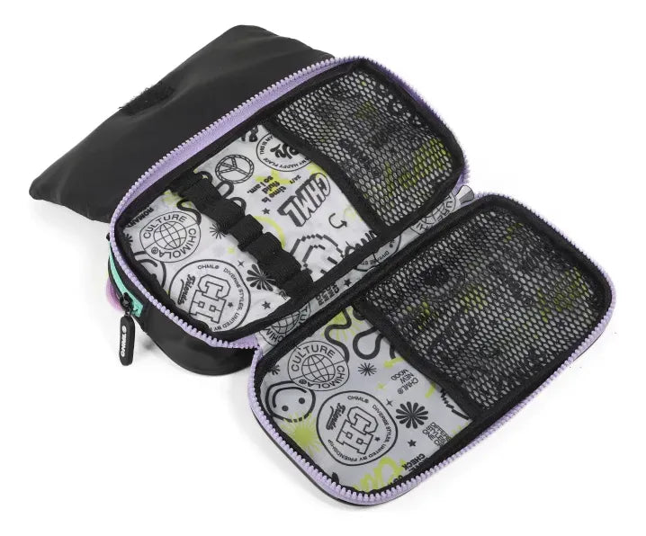 Chimola Cartuchera Pyffy & Shining Black FS137