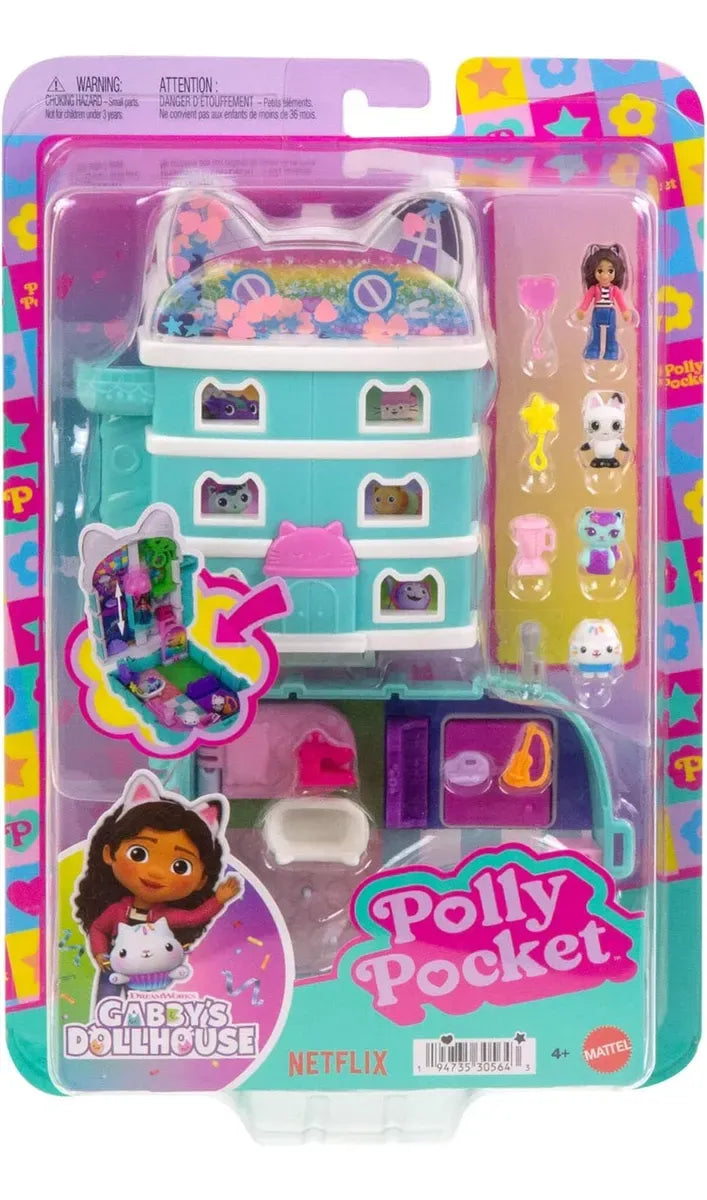 Polly Pocket Casa De Muñecas De Gabby + 9 accesorios JFV02