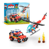 Zuru Max City Box Playset Fire Rescue 265pzs 83166 7457