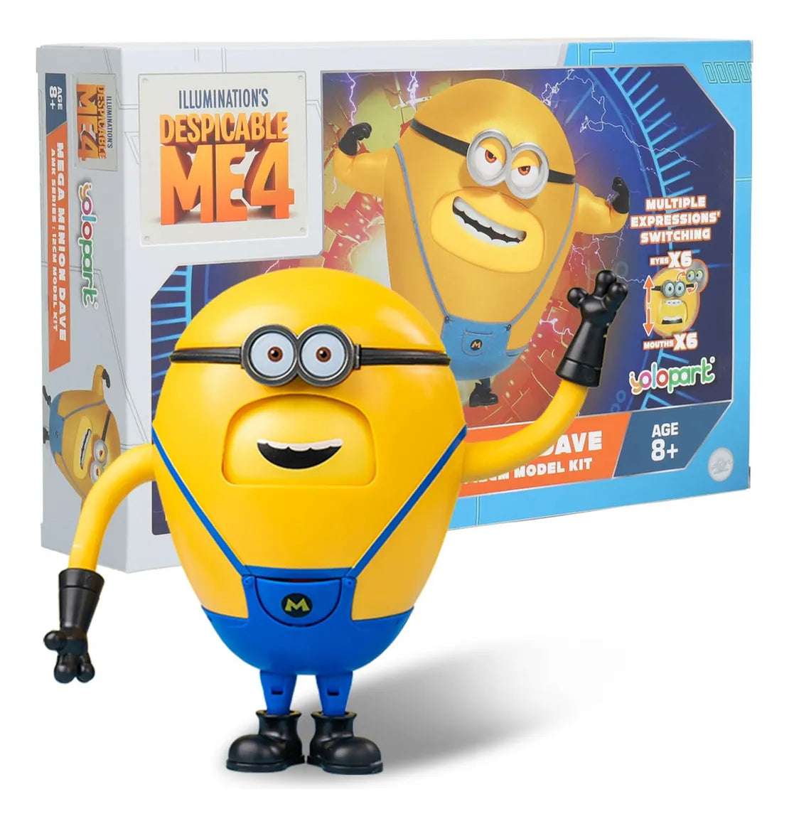 Mega Minions Model Kit Figura 12cm Amk Series Dm4