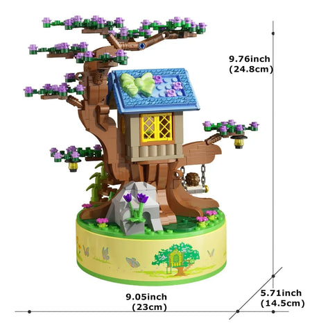Panlos Bricks Cajita Musical Casa Del Árbol Con Luz 591pzs 22862
