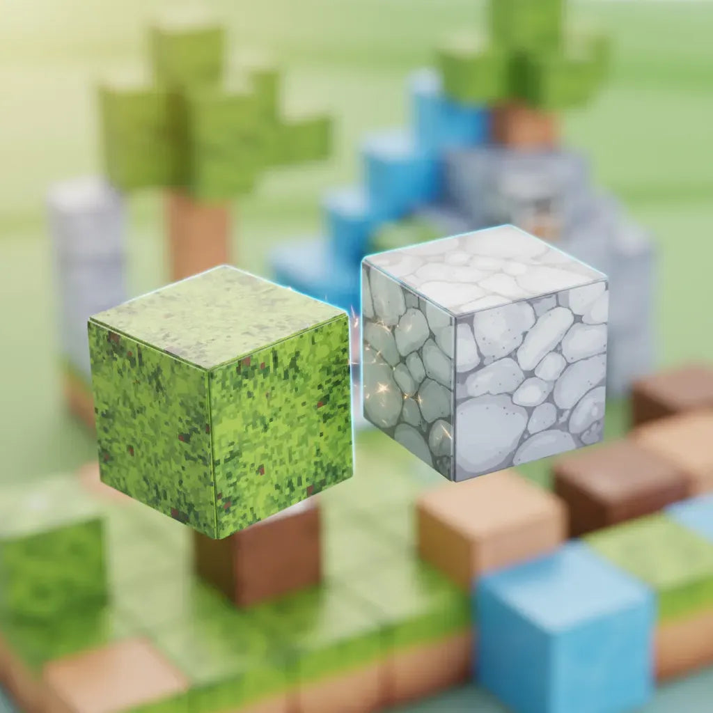 Bloques Magnéticos Cubos Steam Minecraft Shine 2960017