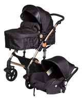 Baby One Coche Laika travel system con base color negro B BOTS-032S