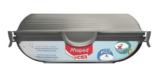 Maped Concept Picnik Lonchera Contenedor Vidrio Gris 870605