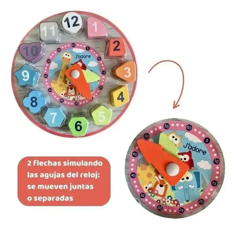Reloj Arco Iris Formas y Colores 819072