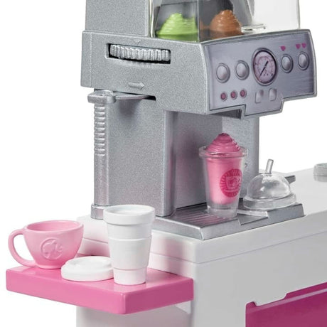 Muñeca Barbie Cafetería Con Accesorios Gmw03 Mattel