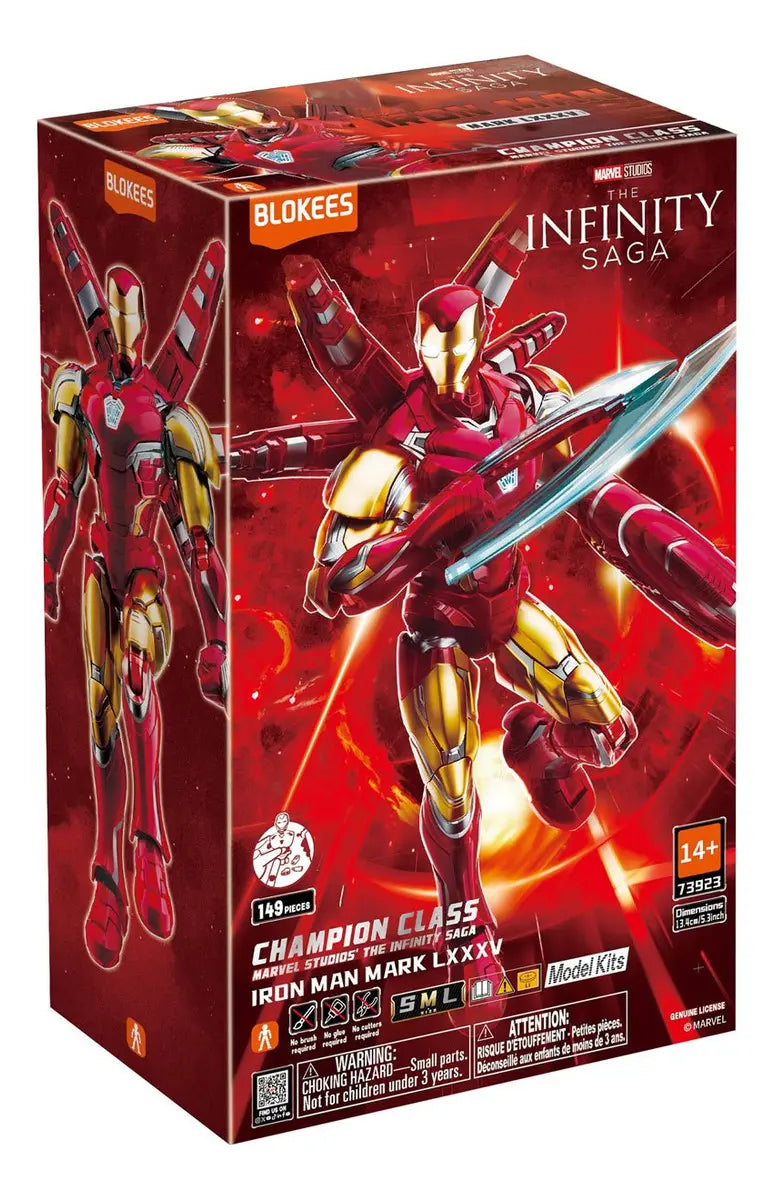 Blokees Marvel Iron Man Mark LXXXV Figura LED 13 cm 73923