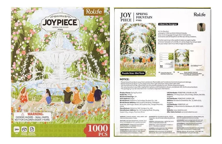 Robotime Puzzle Fuente Primaveral 1000 piezas Pt001 Rolife