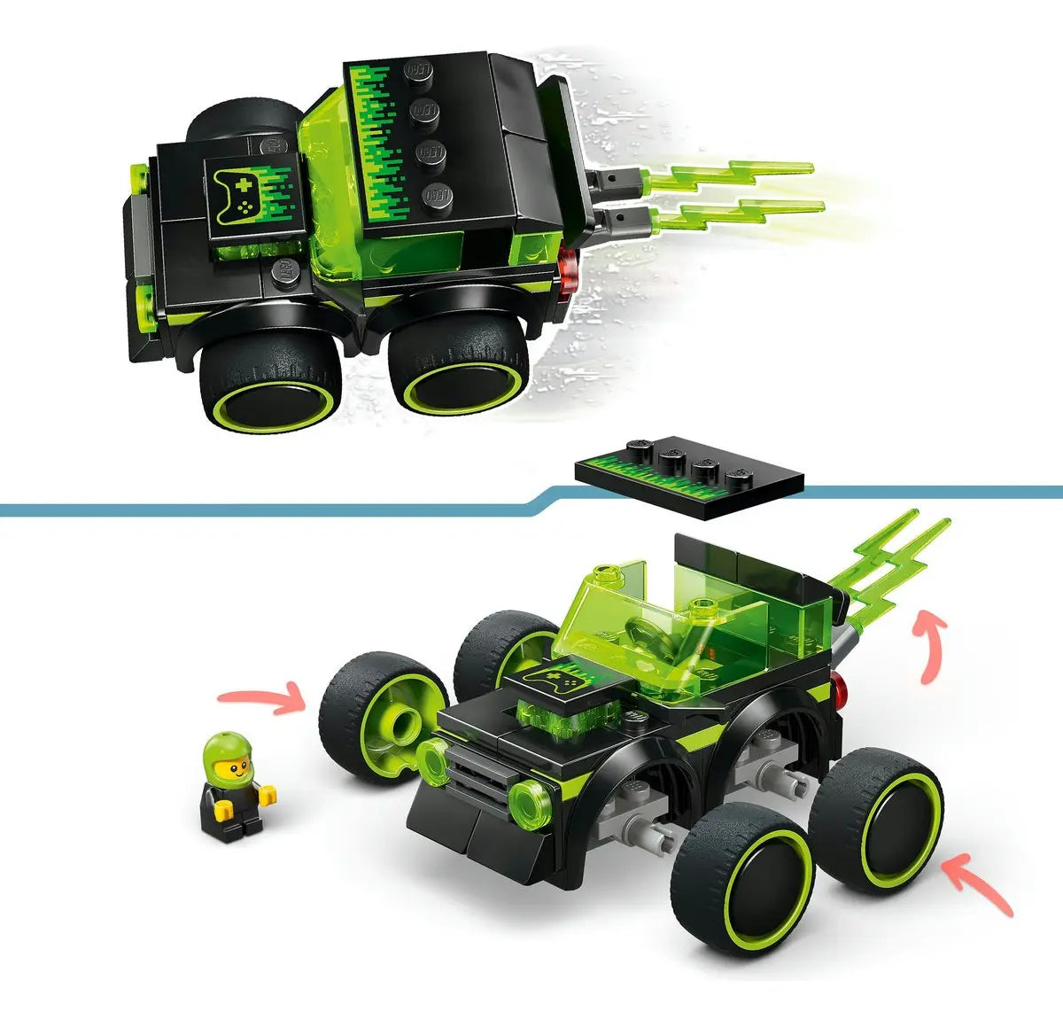 Lego City Vehículos: Coche de Carreras de Videojuego 60484