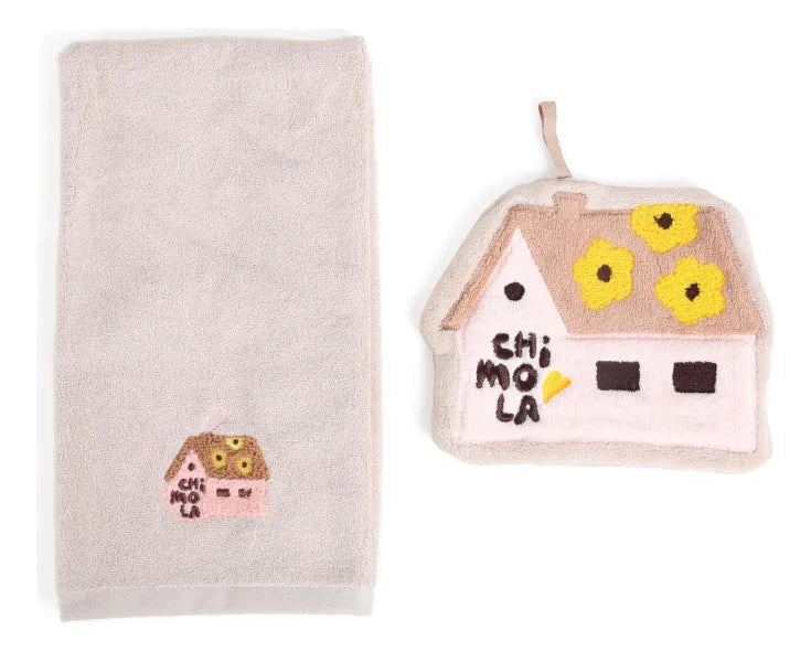 Chimola Set De 2 Toallas Home Beige TX42