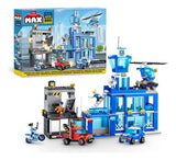 Zuru Max City Box Playset Police Headquarters 889 pzs83162 7645