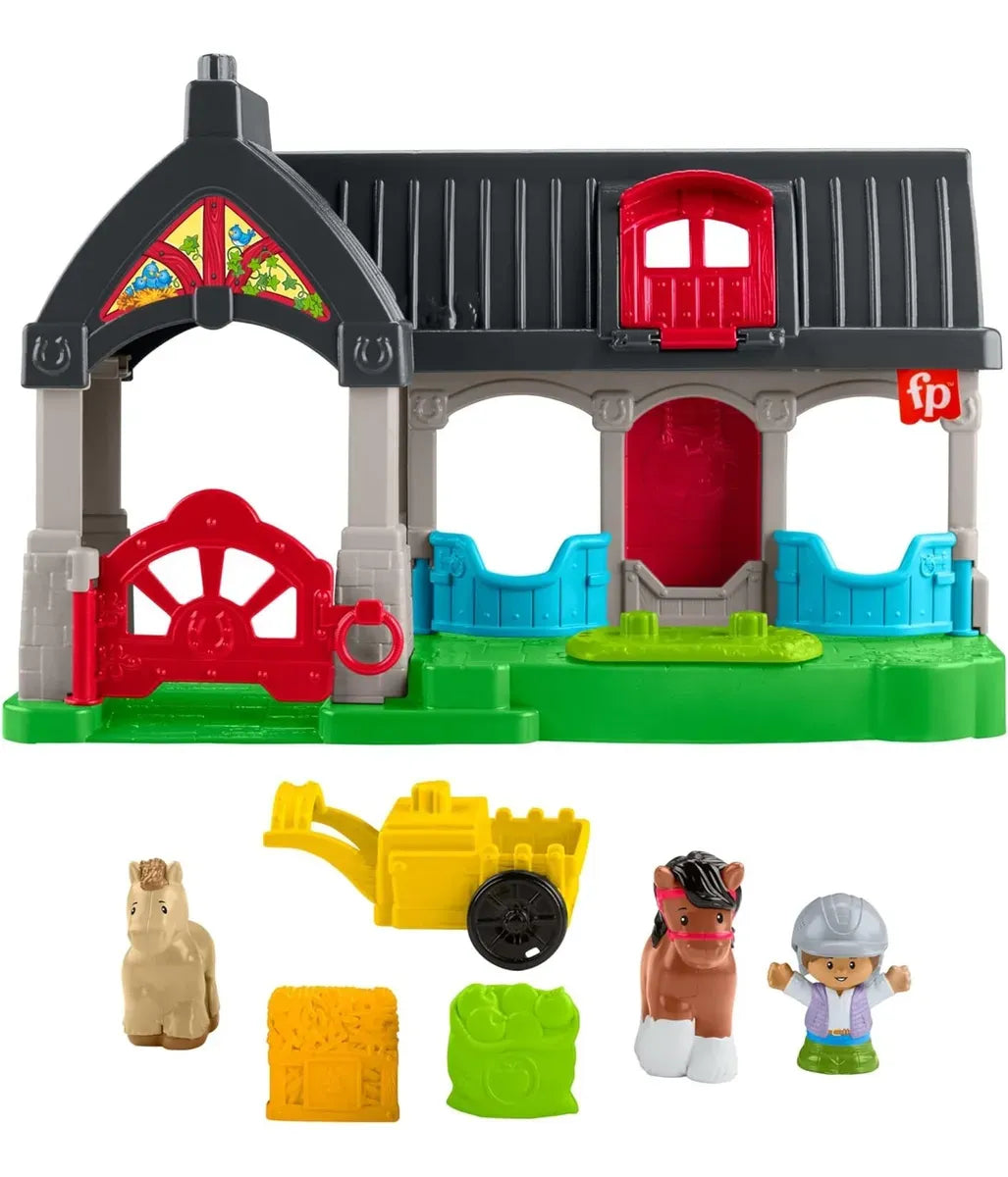 Little People Establo Nuestros Amigos Los Caballos HWR84