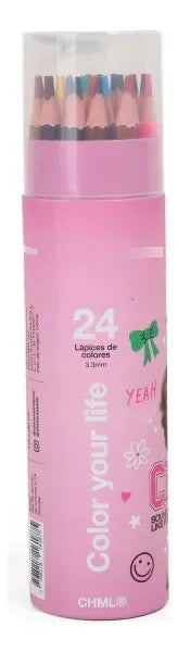 Chimola Set De Lapices x24 Poodle ST65