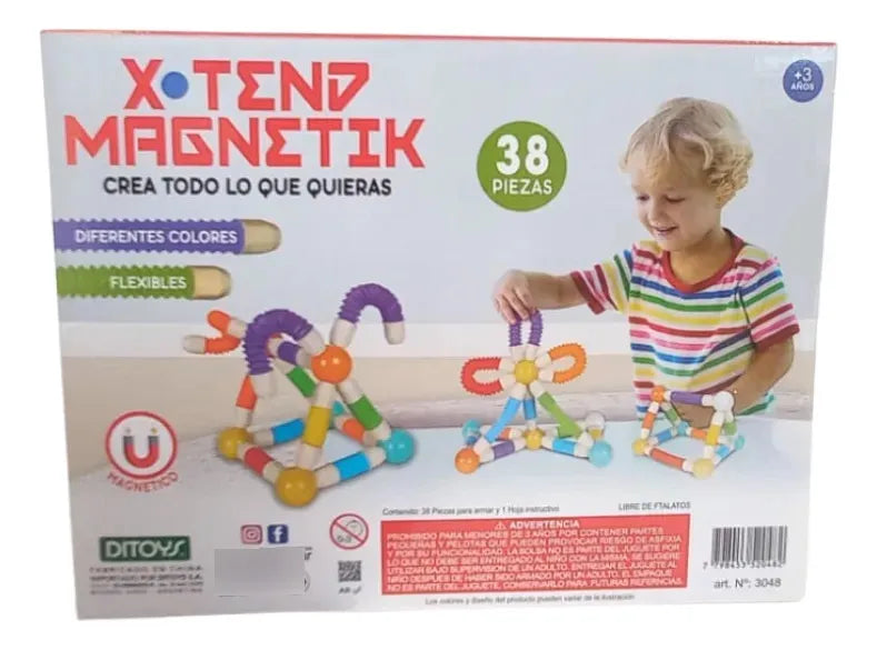 X-tend Magnetiks Flexibles 38 Pcs 3048