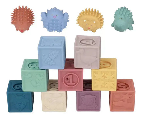 Baby Favorite Set educacional Animales erizados y cubos ZY1343967