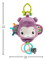 Fisher Price Mono Morado De Peluche JFF02