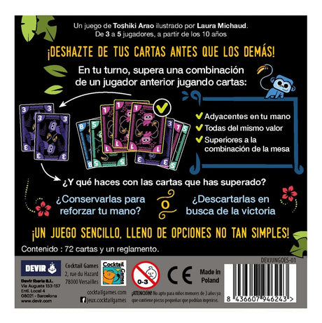 Juego de Cartas Jungo Devir 40-4236