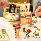 Robotime Rolife Puzzle 3d Night Out Food Stall Dw022