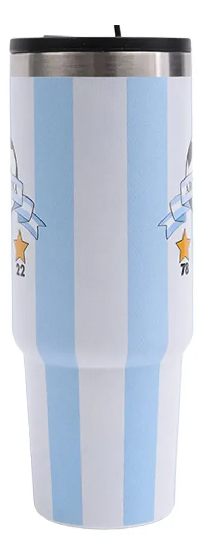 Vaso Térmico Argentina 900ml Cla1236 Celeste