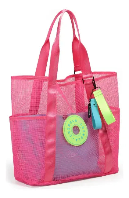 Chimola Bolso De Playa Fiorella Pink BP134