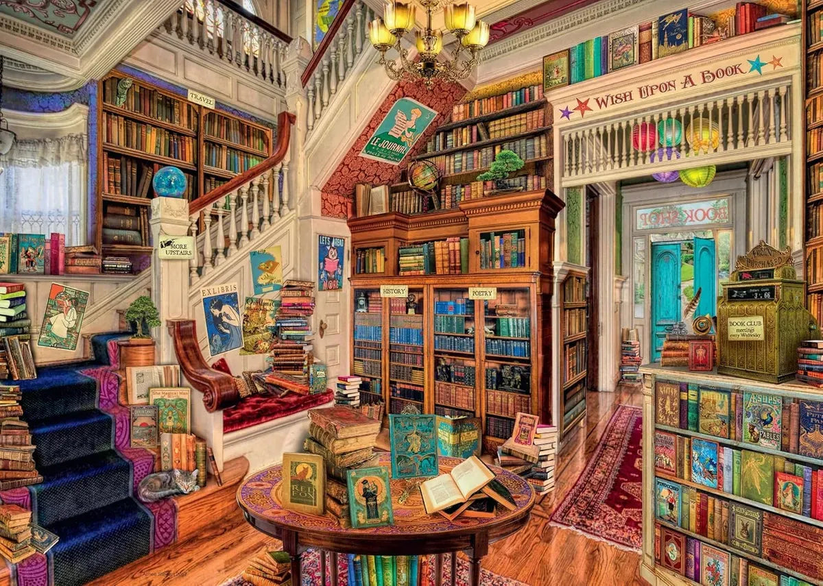 Ravensburger Puzzle 1000 Pzs The Fantasy Bookshop 12000323