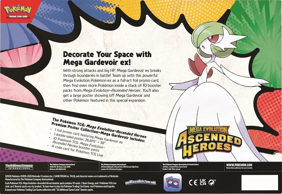 Pokémon TCG Ascended Héroes Premium Poster Mega Ingles 1724