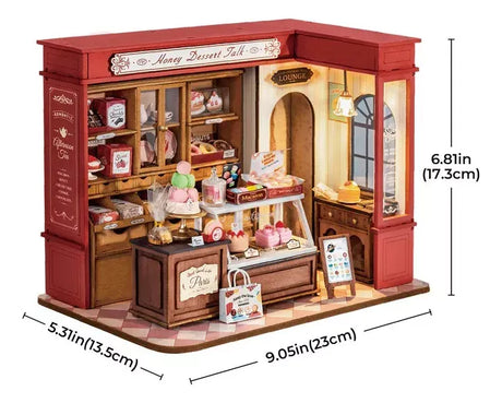 Robotime Puzzle 3d Tienda De Postres Dg168 Rolife