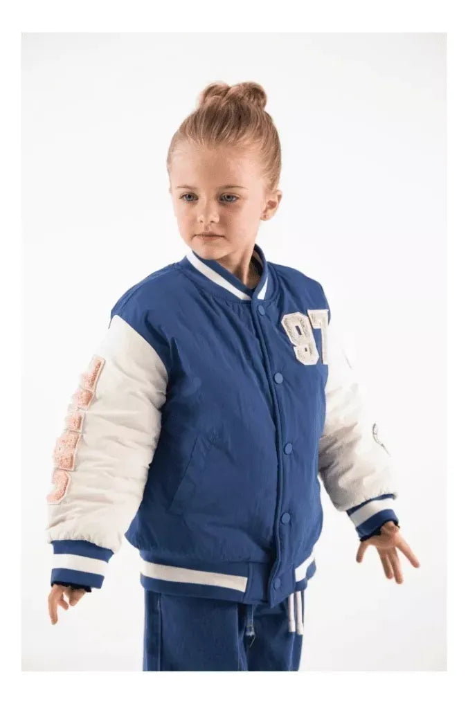 Campera Bomber Uma Blue J02 T12