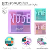 Sombras Para Ojos Eyeshadow Nude Estuche Verde Agua 3 39550