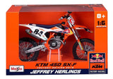 Maisto 1:6 Moto Red Bull KTM Supercross SX450 (2018) #84