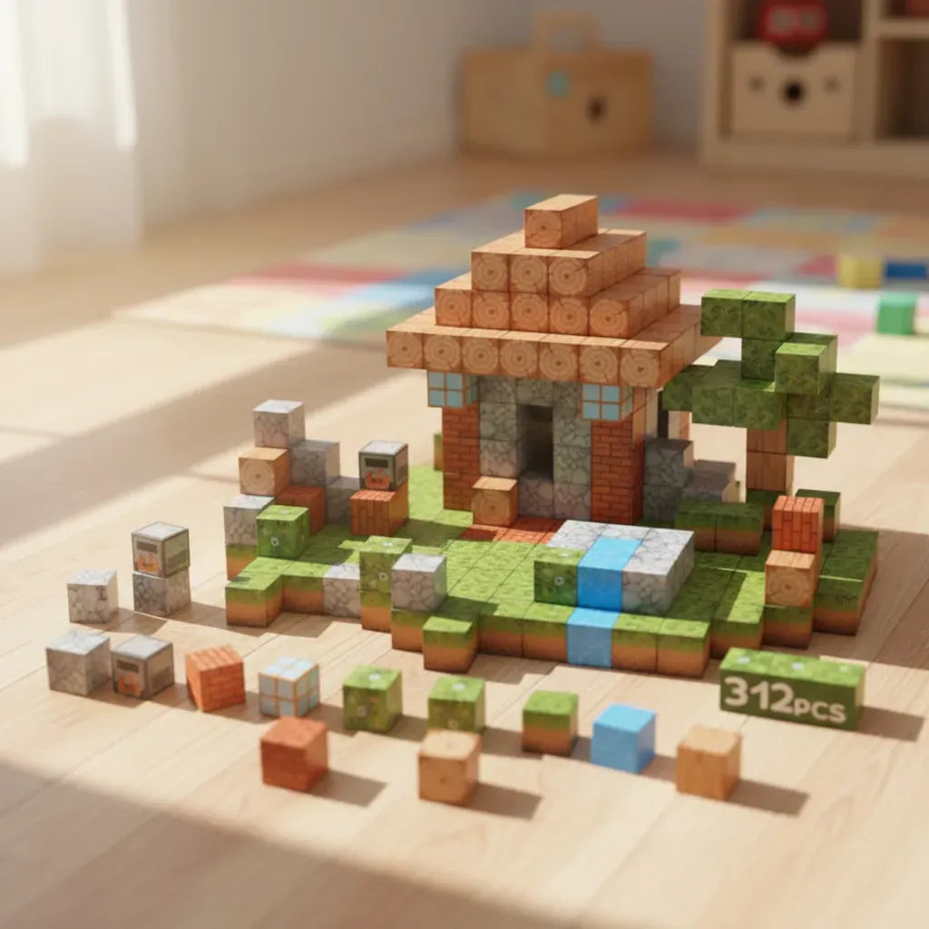 Bloques Magnéticos Cubos Steam Minecraft Shine 2960026