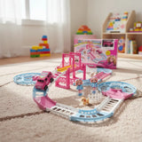 Pista con Coche Rosa para Niñas 30pzs 3067827