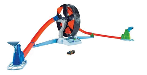 Hot Wheels Pista De Autos Desafio De La Rueda Gjm77 Mattel