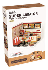 Robotime Puzzle 3d Yum Yum Burgers Rolife Dw010