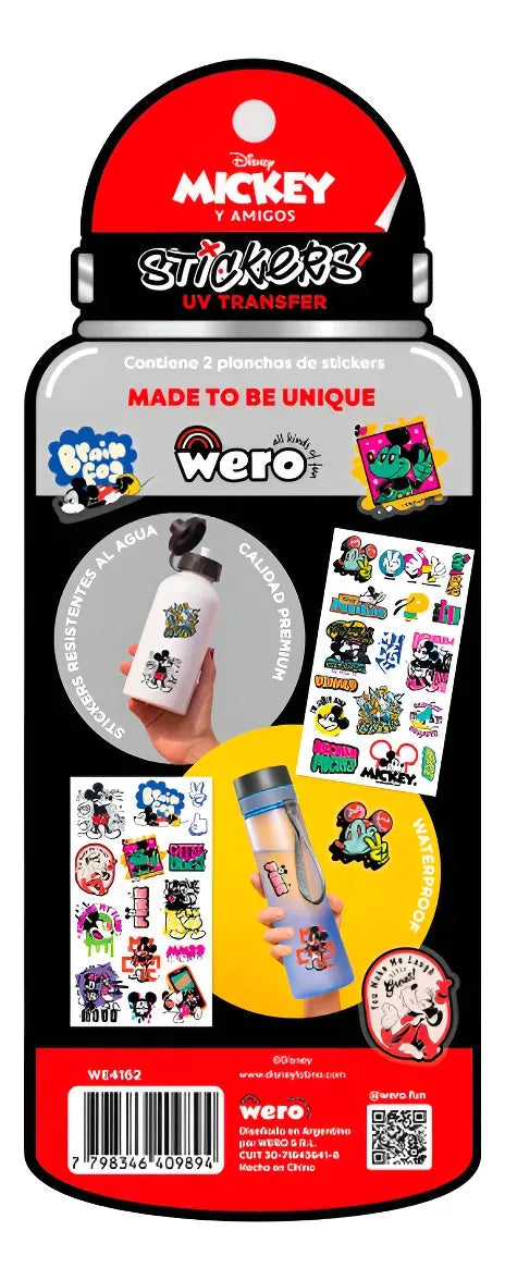 Wero Botella Sticker Mickey WE4162