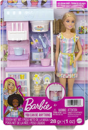 Muñeca Barbie Ice Cream Shop Heladería Hcn46 Mattel