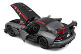 Bburago 1:24 Dodge Viper SRT 10 Rojo/Negro/Gris 18-22114