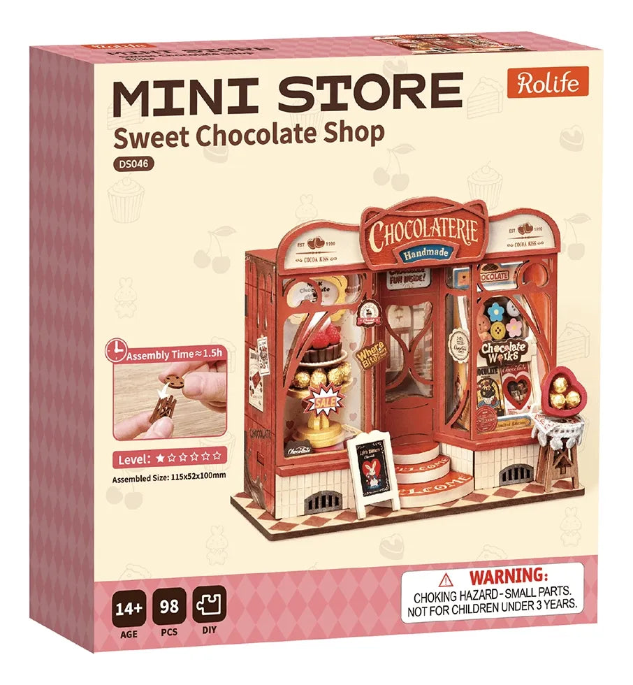 Robotime Rolife Sweet Chocolate Shop DS046