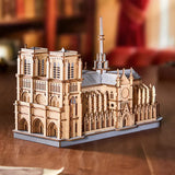 Robotime Rowood Puzzle 3d Catedral De París Tg511