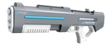 Pistola De Agua Doble Cañón Eléctrica Gris Kb1380 Shine Gris