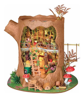 Robotime Rolife Puzzle 3d Casa Del Árbol Cuento Hadas Dg179