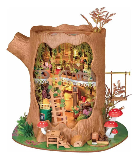 Robotime Rolife Puzzle 3d Casa Del Árbol Cuento Hadas Dg179