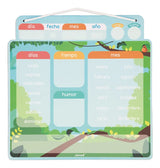 Janod Juego Didáctico Calendario Magnético J05460